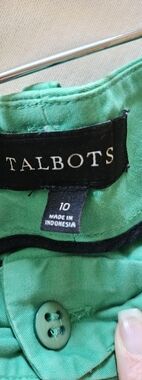 Talbots Emerald Green Blouse - Size 10